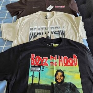 Graphic T-Shirt Bundle - Black, Cream, Brown